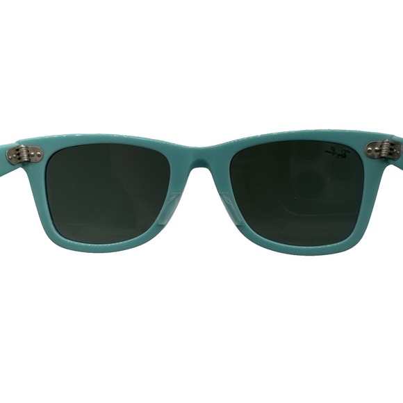 RARE Ray-Ban Tiffany Blue Wayfarer RB2140 952/40 50~22 3N  black case - Picture 9 of 16